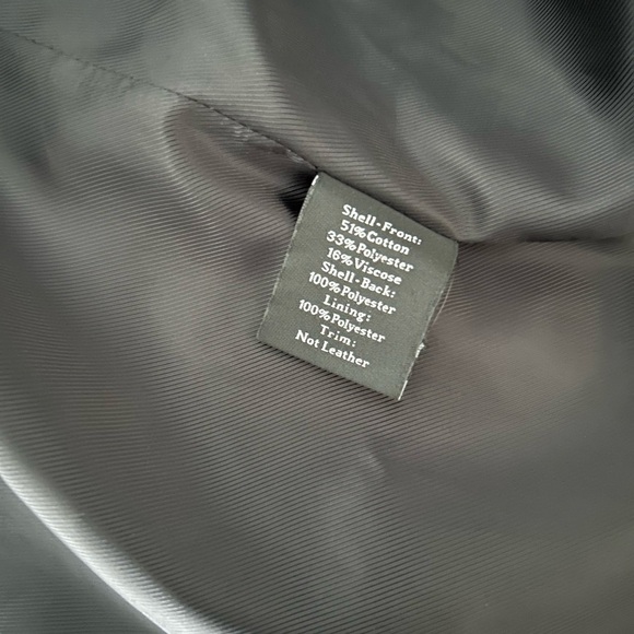 Rock & Republic Mens XXL Suit Vest - Black / Charoal Herringbone 5 Button - Picture 7 of 7